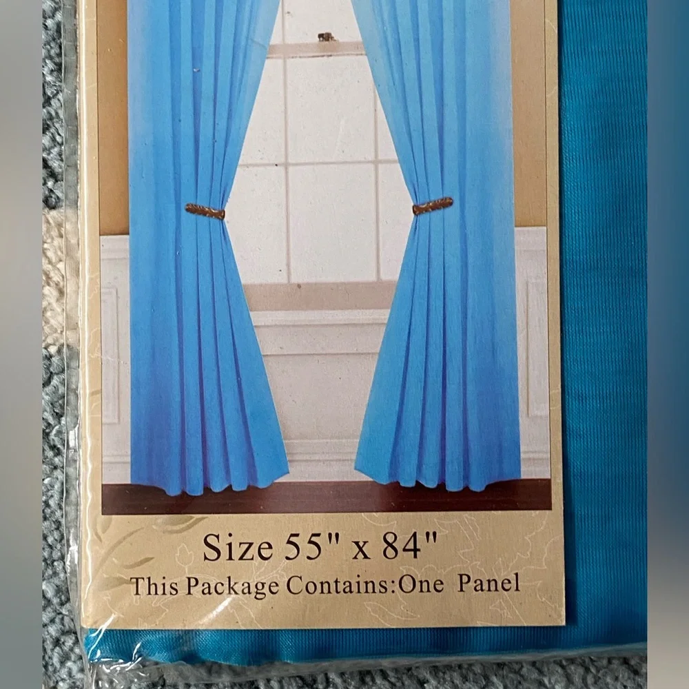 Sheer Blue Window Panel